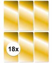 Gouden cadeau etiketten 2 5 x 5 5 cm