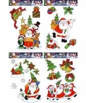 Kerst raamstickers kerstmis 12 stuks